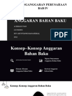 ANGGARAN BAHAN BAKU