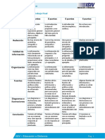 Rúbricas Evaluación