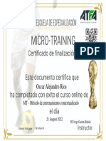 Emisin de Certificado