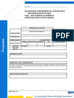 Programa de La Asignatura