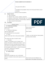 A Detailed Lesson Plan in Science II