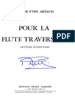 Artaud - Pour la flute traversiere