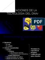 APLICACIONES DNA Recombinante