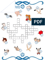 (2) Body Parts Crosswords