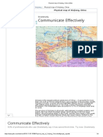 Physical Map of Xinjiang, China - Gifex