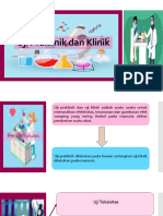 Uji Praklinik Dan Klinik