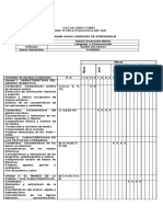 CRONOGRAMA ANUAL DE UNIDADES DE APRENDIZAJE 2020 Lengaje 5°