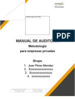 Manual de Auditoría (Modelo) Parte I
