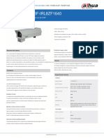 Camera ITC952 AU3F IRL8ZF1640 - Datasheet Es