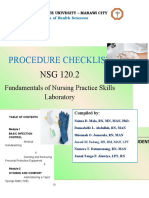 B. NSG 120.2 Checklist