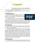 Delitos contra la propiedad: hurto, robo y fallos relevantes