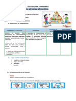 D4 A1 SESION La Pirámide Alimenticia