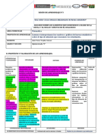 Sesión de Aprendizaje Miercoles Primera Semana Matematica Tipos de Alimentos