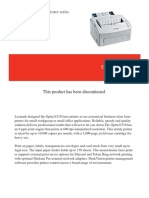 Lexmark Optra Monochrome E310 Datasheet