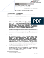 Imputación de cargos por negativa a facilitar información en inspección laboral