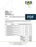 Cotizacion DAR Ingenieria Responsable 031 16