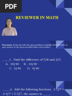 Reviewer Math