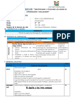 Sesión de Aprendizaje Usamos Signos de Interrogación y Exclamacion