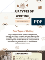 Four Types of Writing