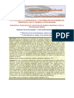 La Inteligencia Emocional Y Sus Principales Modelos: Propuesta de Un Modelo Integrador