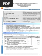 CSC 3216 COMPILER DESIGN Course Outline Spring-21-22