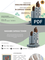 Teori Arsitektur - Penerapan Analogi Mekanik Pada Bangunan Nagakin Capsule Tower