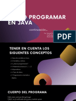 Cómo programar en Java: conceptos básicos