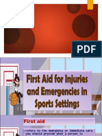 Three objectives to first aid