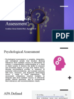 Psychological Assessment New 2022-2023