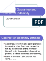 Contract of Guarantee and Indemnity Law Essentials
