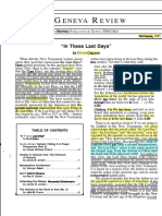 The Last Days Refer to the Transition Period Between Covenants