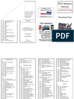 VCY Network Mountain Time Schedule