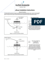 WIR7.5 38 Publication 19396 Mooring Buoy Installation Instructions