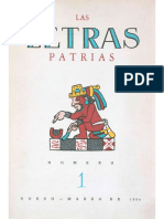 Pedro Páramo, Las Letras Patrias.