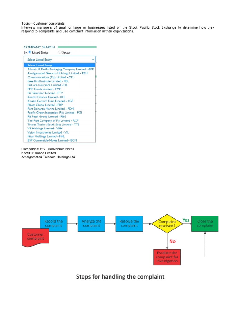 Complaint Process - Assignment MG311 | PDF | Complaint | Call Centre