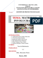 Matriz de Involucrados Grupo 1