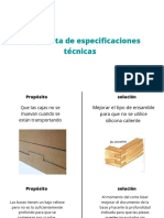 Especificaciónes Tec