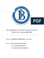 Investigación y Diseño de Intervención