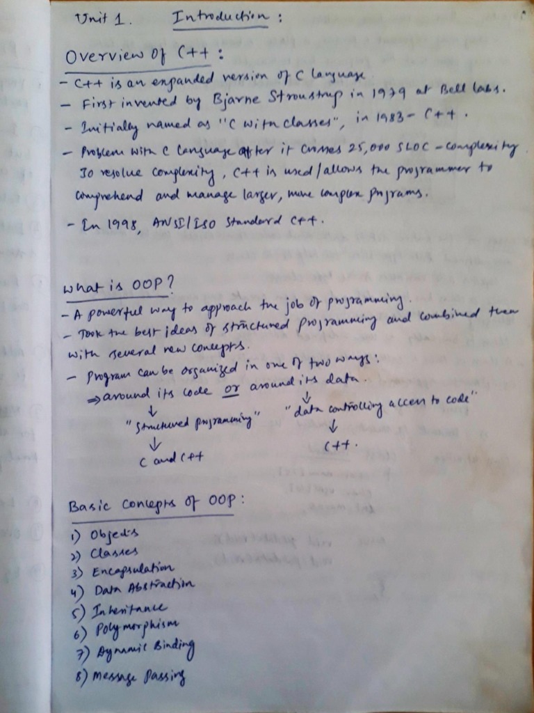 Unit 1 - Introduction | PDF