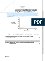 Cell Biolgy - Past Paper