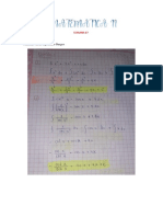 MATEMATICA II Ejercicios