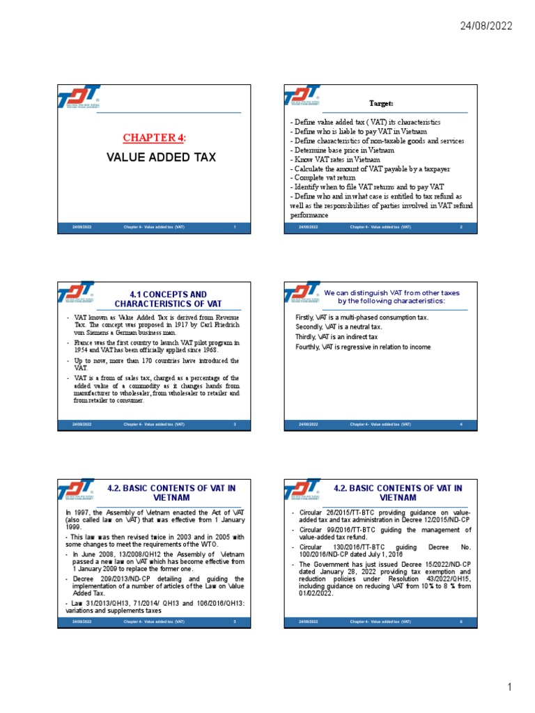 Understanding VAT in Vietnam | PDF | Value Added Tax | Taxes