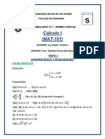 Formulario 1er Parcial - Calculo