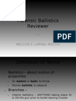 Forensic Ballistics Reviewer - Scribd