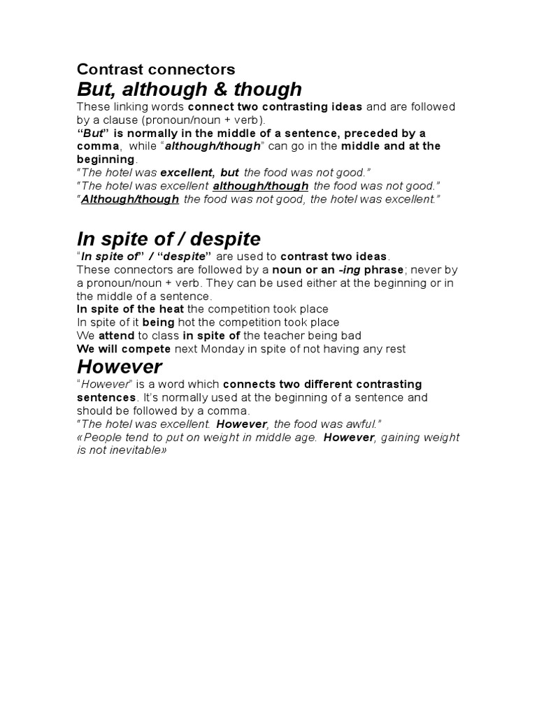 Contrast connectors PDF