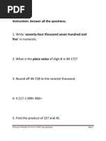 EXAM PAPER YEAR 4  Leaf  Carbon