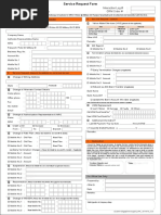 Umobile Service Request Form