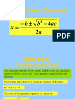 Thequadraticformula