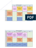 Preliminary, Midterm, Prefinal Schedule