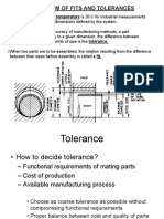 Fitand Dimensional Tolerances Mechanical Engineering Drawing